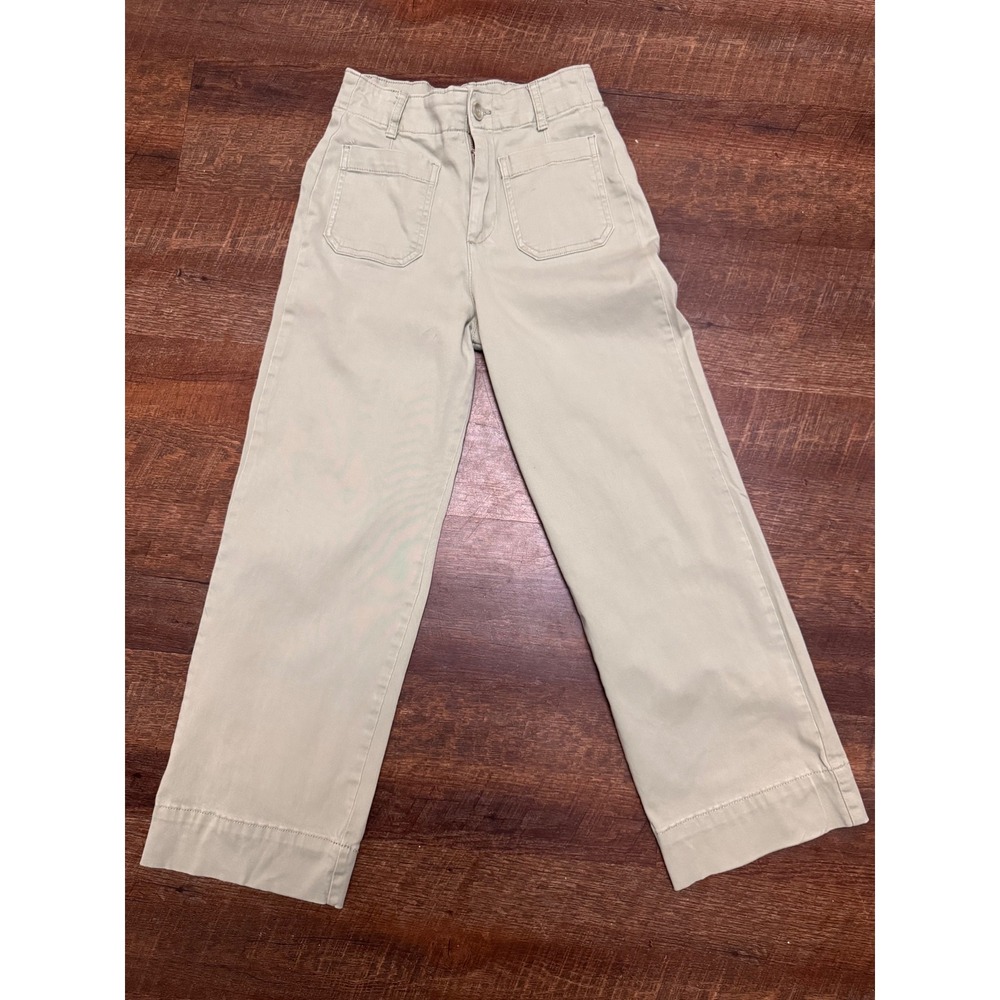 Bagatelle Collection Mint Green High Rise Cropped Pants Patch Pockets Size 2